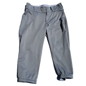 Nike Boys Baseball Pants Gray Size M VGC Dri-Fit